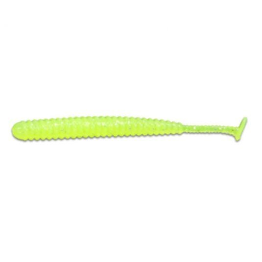 Shad Reins Aji Adder 5cm, culoare Chartreuse Silver 12buc/plic
