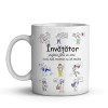 Cana Alba Personalizata Invatator/Profesoara, 330ml, Ceramica, Sublimare, Cadou Universal