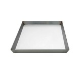 Tava din otel inoxidabil tip plancha 30 x 46 cm pentru gratar ALL&#039;GRILL 88005
