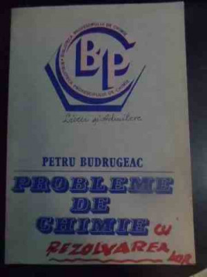 Probleme De Chimie - Petru Budrugeac ,540744 foto