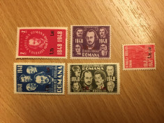 Romania 1952 - Revolutia de la 1948,supratipar MNH foto