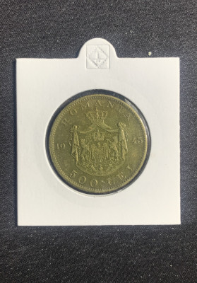 Moneda 500 lei 1945 foto