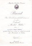 AMS# - BREVET ORDINUL MERITUL MILITAR CL. I, 1984