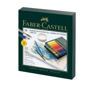 Creioane Colorate Acuarela 36 Culori Studio Durer Faber-Castell foto