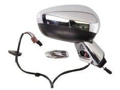 Oglinda usa exterioara Citroen C3, 03.2010-12.2016, partea Dreapta, reglare electrica; capac cromat; incalzit; sticla convexa; geam cromat; Senzor de