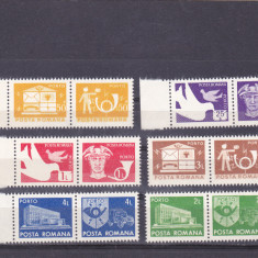 ROMANIA 1974 PORTO DUBLE SERIE MNH