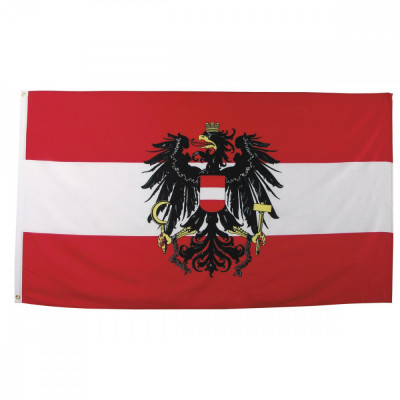 MFH Drapelul / Steagul &amp;quot;Austria&amp;quot; Austriei Austria cu Vultur 90X150cm 35103I foto