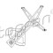 Macara geam OPEL CORSA B (73, 78, 79) (1993 - 2002) TOPRAN 200 044