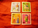Serie RFG 1971 - Pentru copii - Papusi , 4 valori, Nestampilat