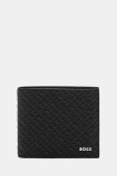 BOSS portofel de piele culoarea negru, 50548816