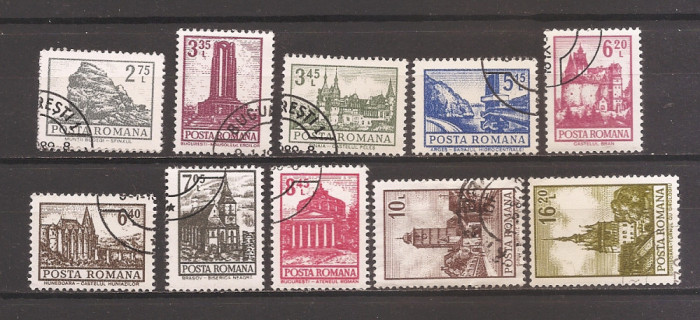 Romania 1972, LP. 804 - Uzuale. stampilate