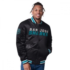 San Jose Sharks geacă de bărbați The CLOSER Reversible Varsity Satin - M