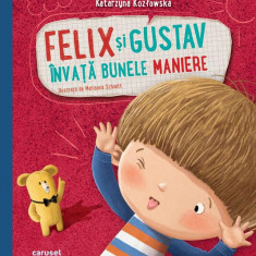 Felix și Gustav învață bunele maniere - Hardcover - Katarzyna Kozłowska - Carusel books