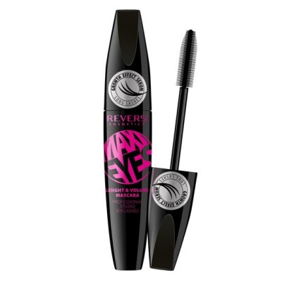 Mascara Maxi Eyes, Grow Effect, Revers, negru intens, 12 ml foto