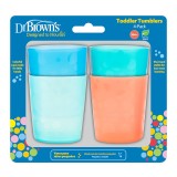 Set pahare colorate, 4 bucati, Dr. Brown&#039;s