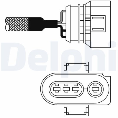 DELPHI ES10980-12B1 Sonda Lambda foto