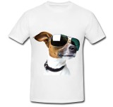 Cumpara ieftin Tricou &quot; Caine cu ochelari &quot;