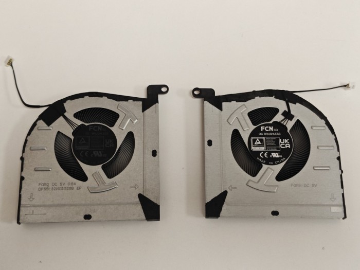 Set coolere Laptop, LOQ 15APH8 Type 82XT, 5H40S20910, DFS5L22H05G86B-FQRG, DFSL5L22H15G86B-FQRH, 5V, 0.6A