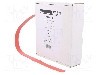 Tub termocontractant, 9.5mm, 5m, ro&amp;#351;ie, TASKER - BOX 9548 R