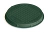 Capac polimer-compozit rotund necarosabil A15 750/630 Verde