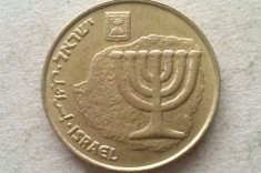 MONEDA 10 AGOROT 2000-ISRAEL foto