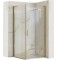 Cabina dus REA Hugo 90x80 Gold Brush