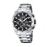 Festina 20463/4, Ceas Barbatesc 44mm Cronograf cu Baterie cu Brățară Metalică Argintie