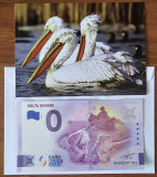 Bancnota suvenir de 0 euro: Delta Dunării