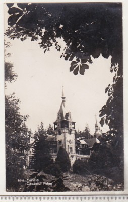 bnk cp Sinaia - Castelul Peles - uzata 1935 foto