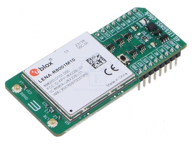 Placă prototip GNSS, LTE
