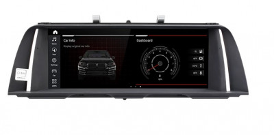 Navigatie Auto Multimedia cu GPS BMW SERIA 5 F10 NBT 2013 - 2016 Android 4 GB RAM si 64 GB ROM Internet 4G Aplicatii Waze Wi-Fi USB Bluetooth Mirrorli foto