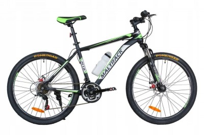 Bicicleta MalTrack MTB 26&amp;quot; TEAM-STEEL, culoare negru-verde foto