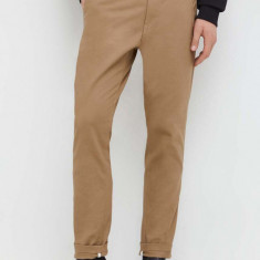 G-Star Raw pantaloni barbati, culoarea gri, cu fason chinos