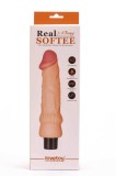 Real Softee - Dildo cu vibrații, 20 cm, Orion