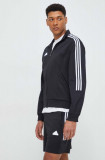 Adidas bluză TIRO bărbați, culoarea negru, cu imprimeu IP3780