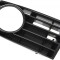 Grila bara fata VW Golf 5 (1K), 10.2003-05.2009, Dreapta, 1K0853665B9B9, 9513276R cu locas pentru proiectoare, fara modelul 2.0TDI/2.0FSI/TFSI