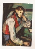 FA95 -Carte Postala- ITALIA - P. Cezanne, The red waistcoat, necirculata