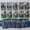Set 10 cartonase de colectie / vintage cu fotbalisti, magnetice, imprimate in relief, Campionatul Mondial de Fotbal 2010, echipa Frantei