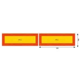 Set 2 autocolante reflectorizante Hico 565x132 mm
