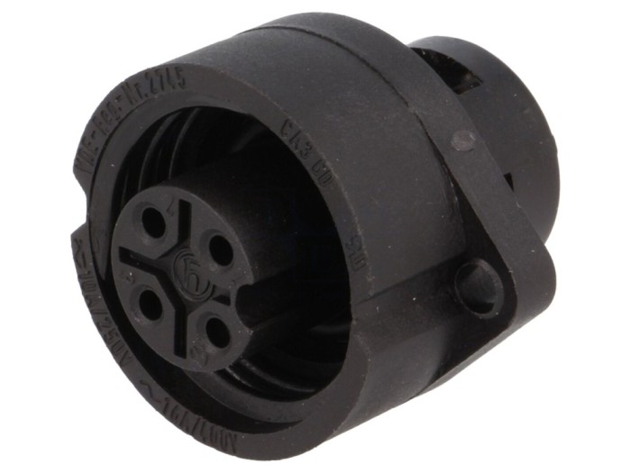 Conector circular mamă IP67 4 pini