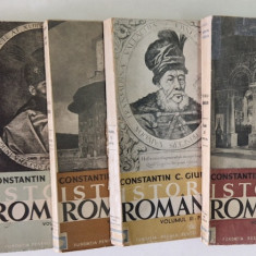 ISTORIA ROMANILOR de CONSTANTIN C. GIURESCU, 3 VOL.( 5 PARTI ) , ANII 1943 ( IN PERIOADA 1601- 1821)