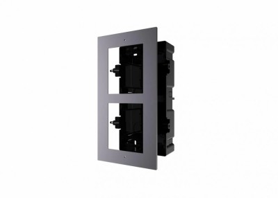 Panou frontal pentru 2 module de videointerfon modular Hikvision DS-KD- foto