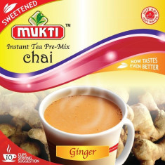 MUKTI Instant Tea Ginger Sweetened (Ceai Gimbir Instant Indulcit - 10... foto