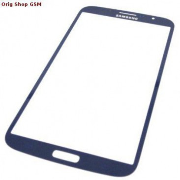 CARCASA (STICLA) GEAM SAMSUNG I9200 MEGA 6.3 BLUE ORIG CHIN foto