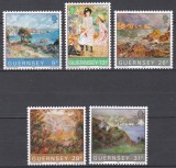 Guernsey 1983 - Picturi de Renoir, MNH, Nestampilat