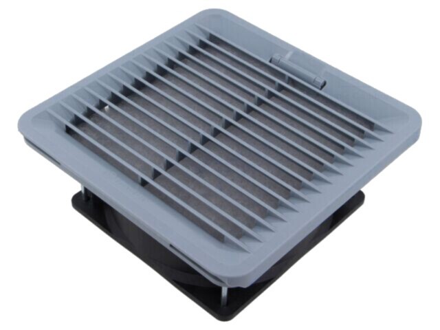 Ventilator axial DC 24V FINDER 7F.30.9.024.2055, 40-55m3/h, 40dBA, IP54, gri