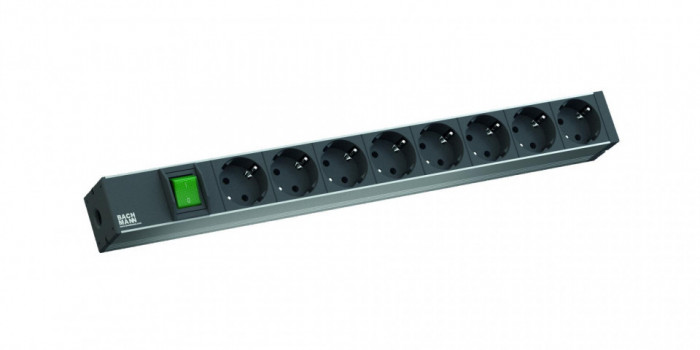 BM IT PDU power strip 8x sockets,1x swi