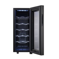 Frigider pentru vinuri Negru 33L 50W luminare interioara Zilan ZLN4682 foto