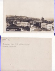 Cernauti ( Bucovina )- Vedere generala, sinagoga militara, razboi, WWI- rara