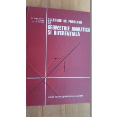 Culegere de probleme de geometrie analitica si diferentiala- M.Bercovici, S.Rimer, A.Triandaf